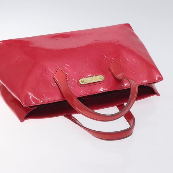 LOUIS VUITTON Monogram Vernis Wilshire PM Hand Bag Rose Pop M93643 - Picture 6 of 12